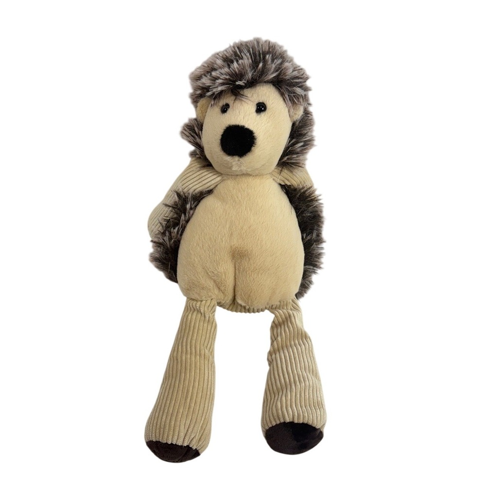 Scentsy Buddy Hoot the Hedgehog Plush Tan Corduroy Faux Fur Stuffed‎ Animal Toy